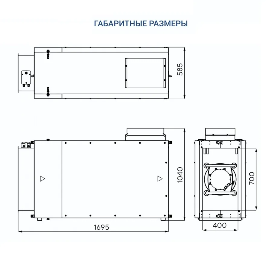 Приточная установка Turkov Capsule 4100 E 28-32 кВт