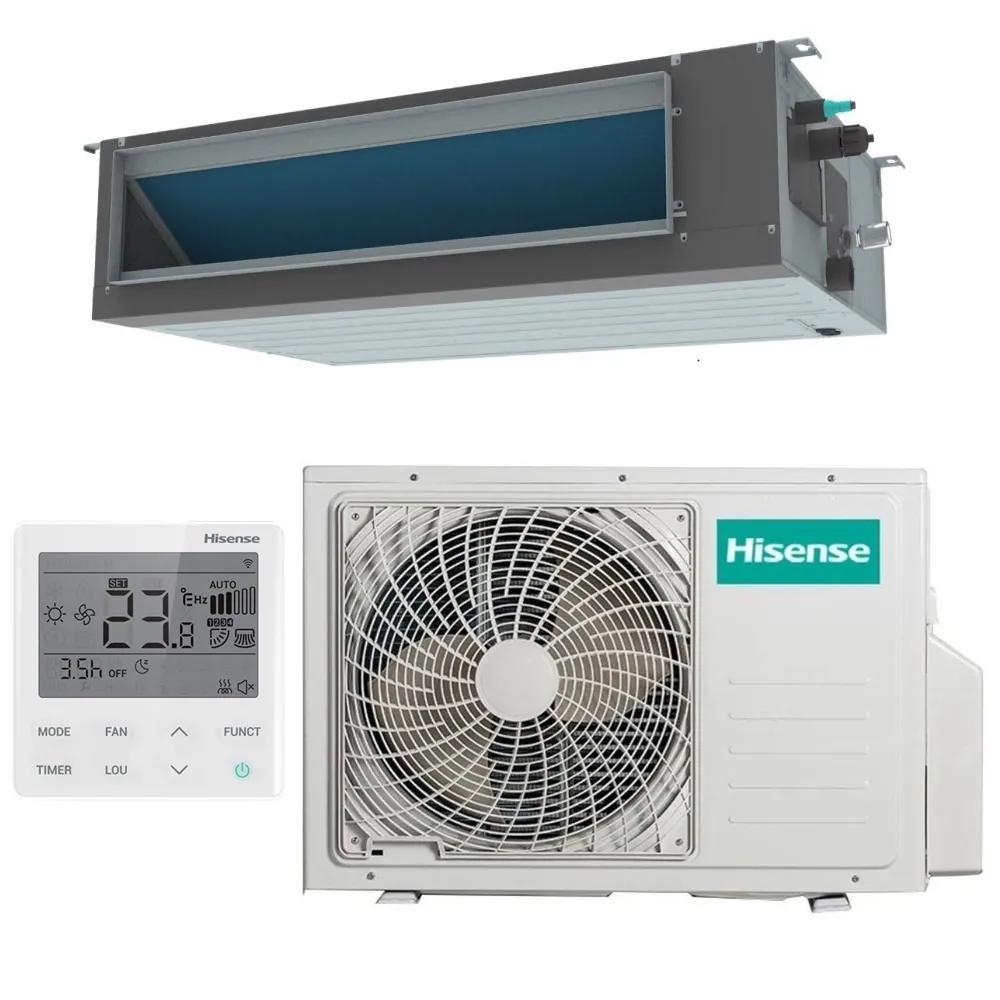 Канальный кондиционер (сплит-система) Hisense ADT-18UX4RCL8 / AUW-18U4RS7 Wi-Fi