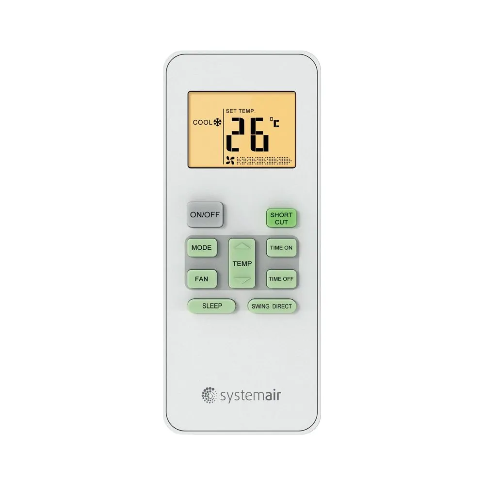 Инверторный настенный кондиционер (сплит-система) Systemair SYSPLIT WALL SMART 24 V2 EVO HP Q