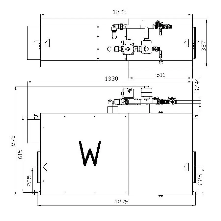 Приточная установка Turkov Capsule 620 W 2R