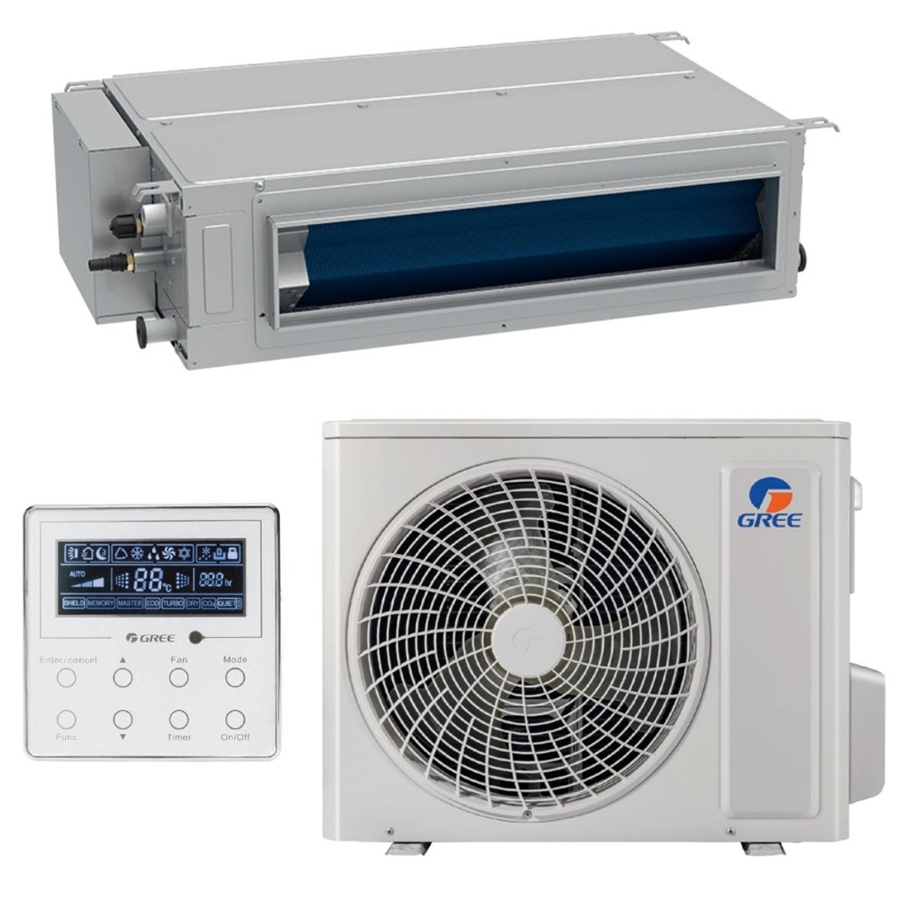 Инверторный канальный кондиционер (сплит-система) Gree GUD140PHS1/B-S