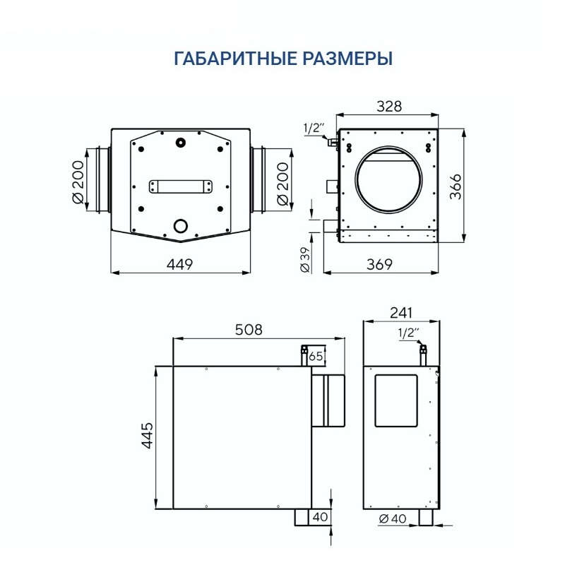 Адиабатический увлажнитель воздуха Turkov HumiBox 600