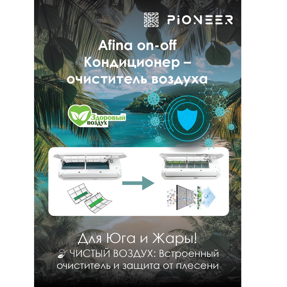 Настенный кондиционер Pioneer KFR25FW / KOR25FW