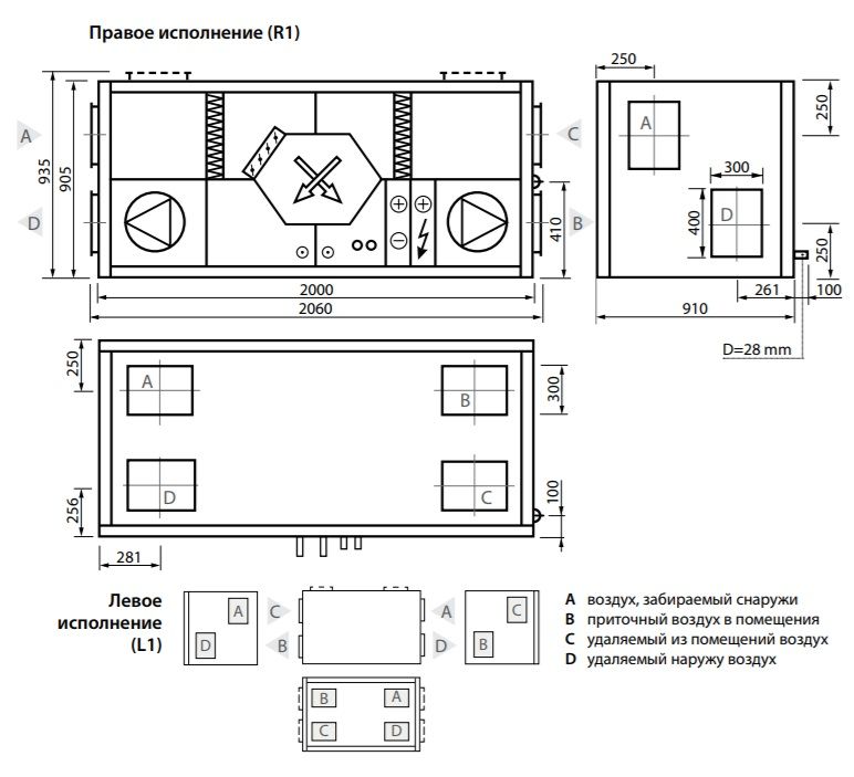 Изображение для товара Komfovent Verso CF 2300-UH-CW