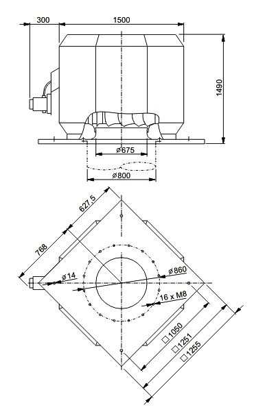 Изображение для товара Systemair DVV 1000D6-XL