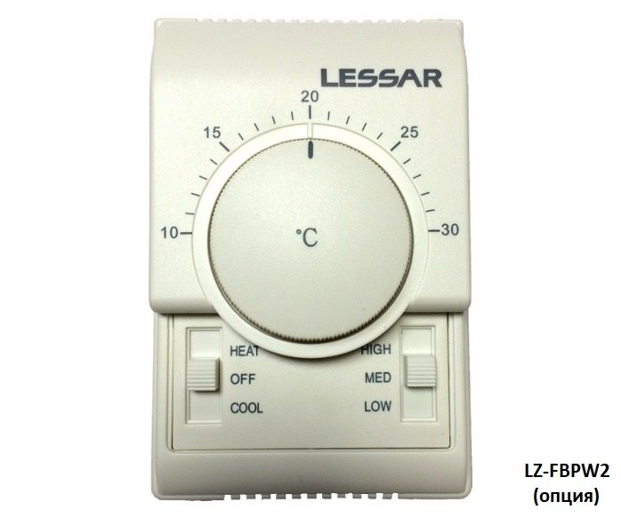 Канальный фанкойл с электронагревом (двухтрубный) Lessar LSF-1800DD22HE