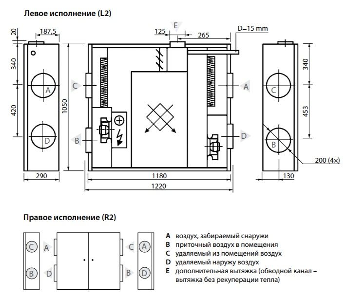Изображение для товара Komfovent Domekt CF 500 F