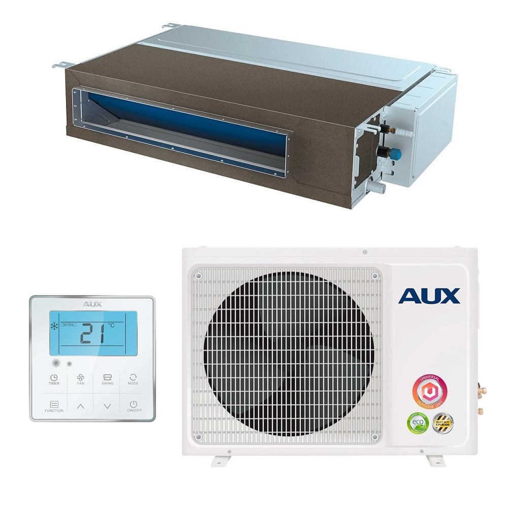 Инверторный канальный кондиционер (сплит-система) AUX ALMD-HS24/4DR2 / AL-HS24/4DR2(U)