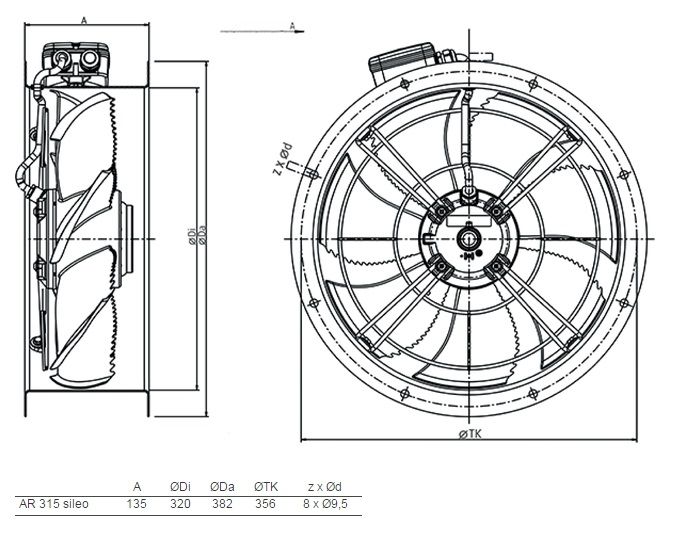 Изображение для товара Systemair AR 315DV SILEO