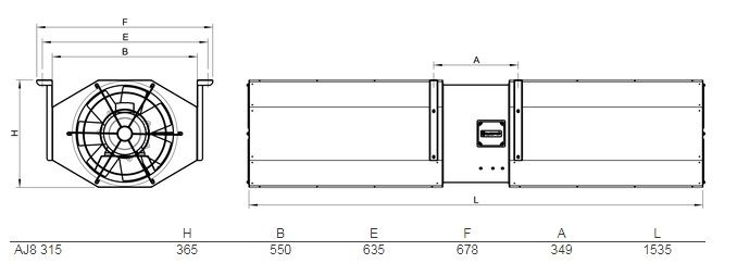 Изображение для товара Systemair AJ8 315-2/4 (F)-TR