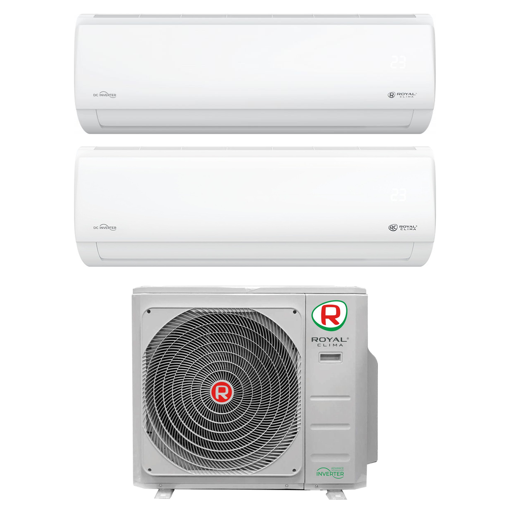 Изображение для товара Royal Clima 2RMN-18HN/OUT / RCI-TMN12HN + RCI-TMH09HN
