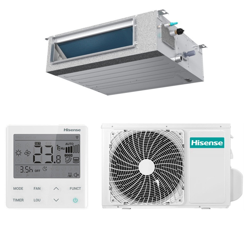 Канальный кондиционер (сплит-система) Hisense AUD-36HX4RFM2 / AUW-36H6RK2