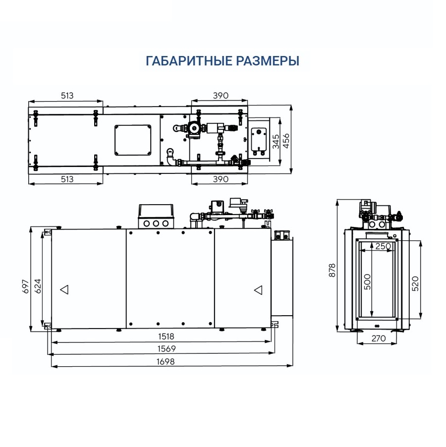 Приточная установка Turkov i-VENT-2000 W 3R