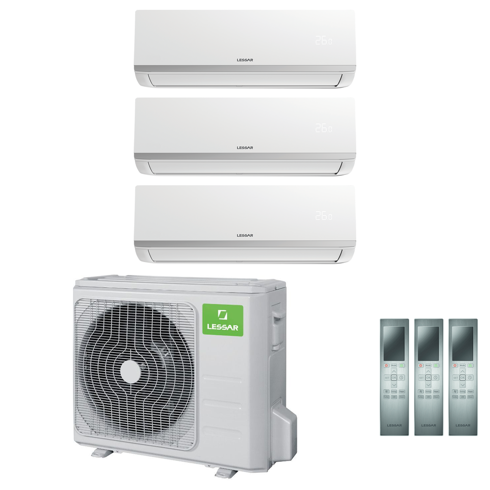 Изображение для товара Lessar LU-4HE28FME2 / LS-MHE12KCE2 + LS-MHE09KCE2x2