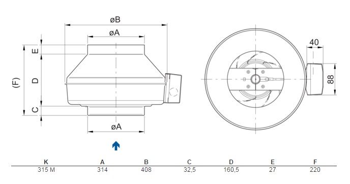 Изображение для товара Systemair K 315 sileo