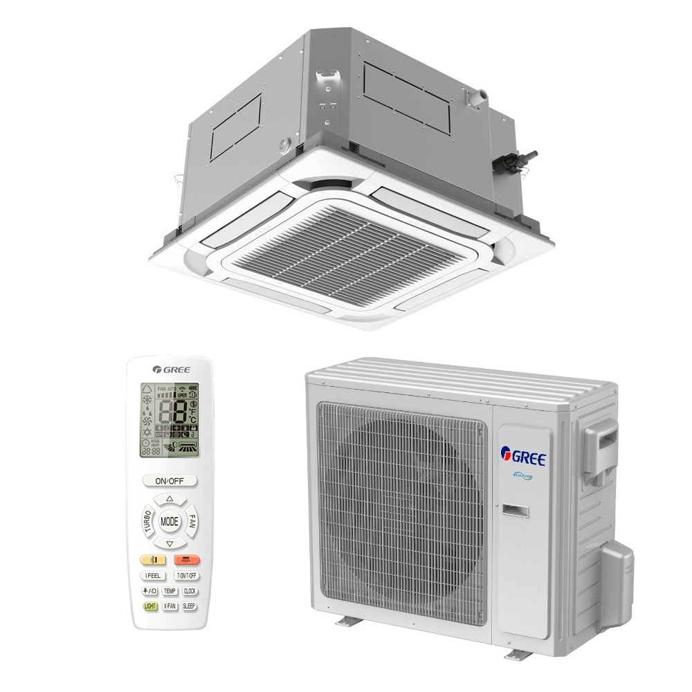 Инверторный кассетный кондиционер (сплит-система) Gree GUD50T1/B-S