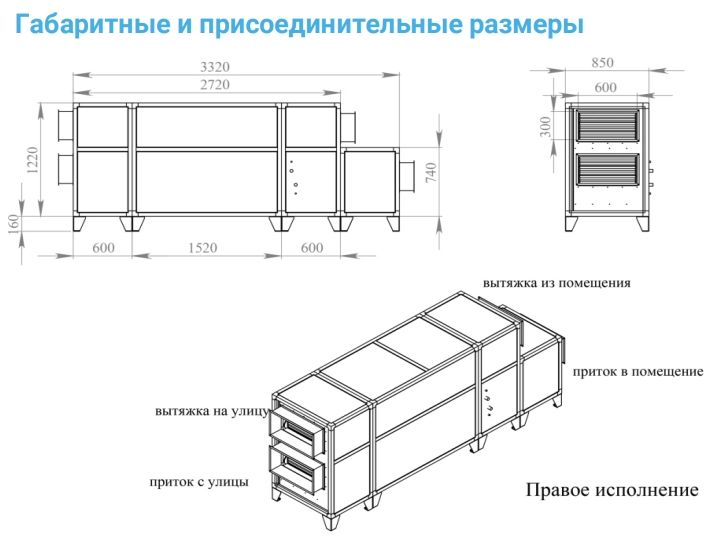 Приточно-вытяжная установка с рекуператором Breezart 2700-C Aqua RP PB