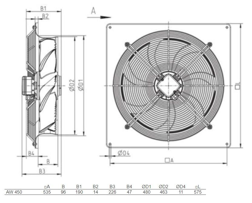 Изображение для товара Systemair AW 450DV SILEO