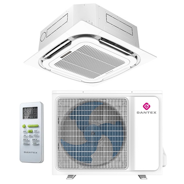 Инверторный кассетный кондиционер (сплит-система) Dantex RKD-24UHANI / RKD-24HANIE-W