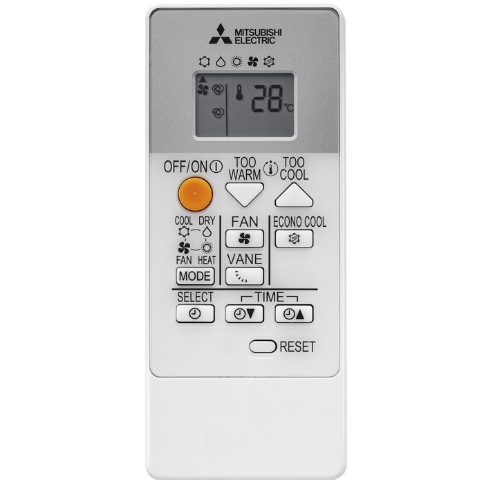 Инверторный настенный кондиционер (сплит-система) Mitsubishi Electric MSZ-HR25VFK / MUZ-HR25VF