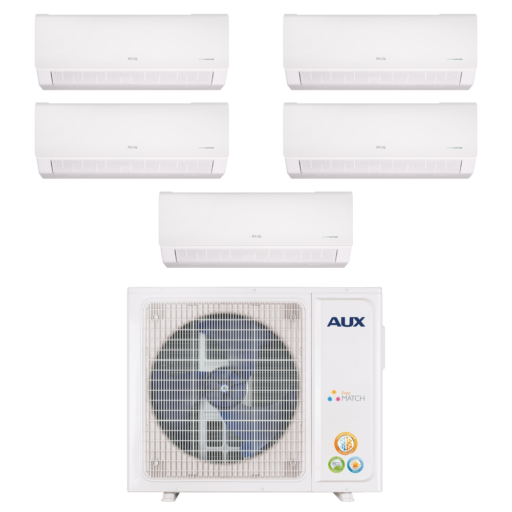 Изображение для товара AUX AM5-H42/4DR2 / AMWM-H12/4R2(BA) + AMWM-H09/4R2(BA)x4