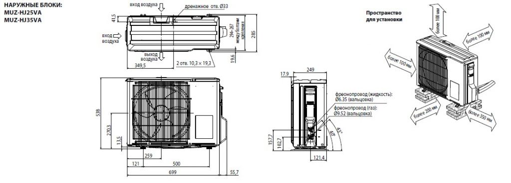 Изображение для товара Mitsubishi Electric MSZ-HJ25VA / MUZ-HJ25VA