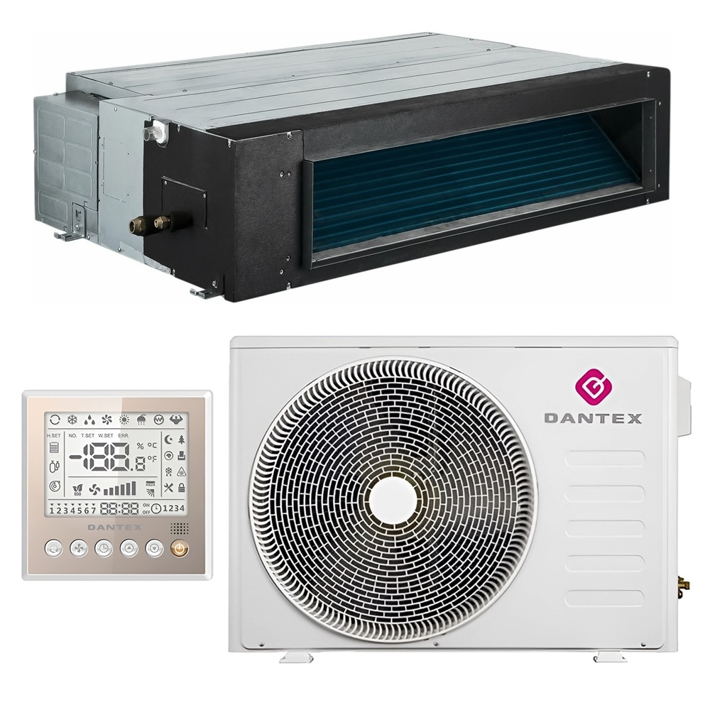 Канальный кондиционер (сплит-система) Dantex RK-18BHT3N / RK-18HT3NE-W