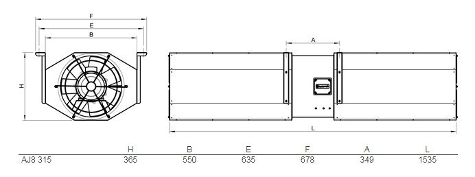 Изображение для товара Systemair AJ8 315-2/4 (B)-TR