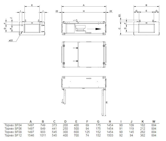 Приточная установка Systemair Topvex SF04 EL 10,5kW