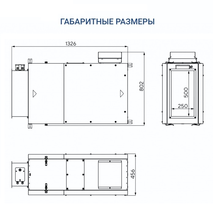 Приточная установка Turkov Capsule 2100 E 12-15 кВт
