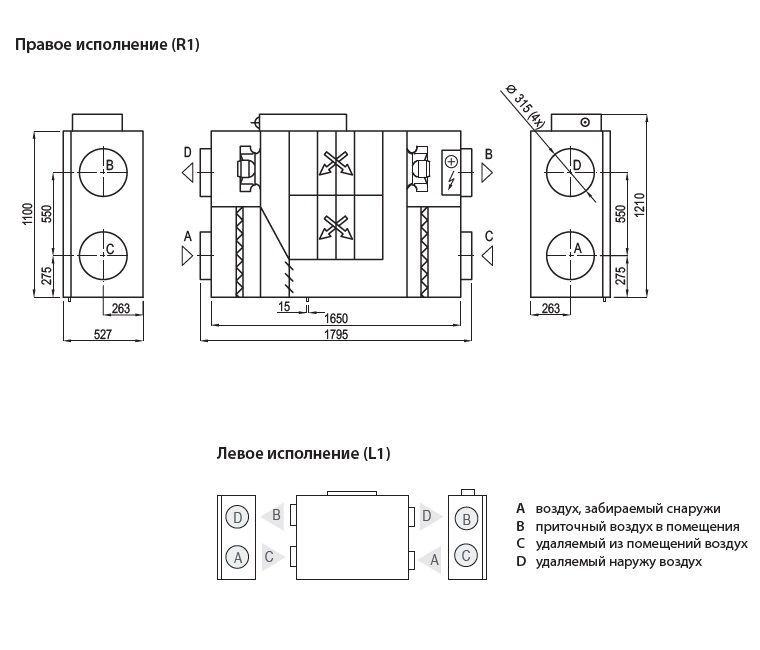 Изображение для товара Komfovent Verso CF 1000-F-E