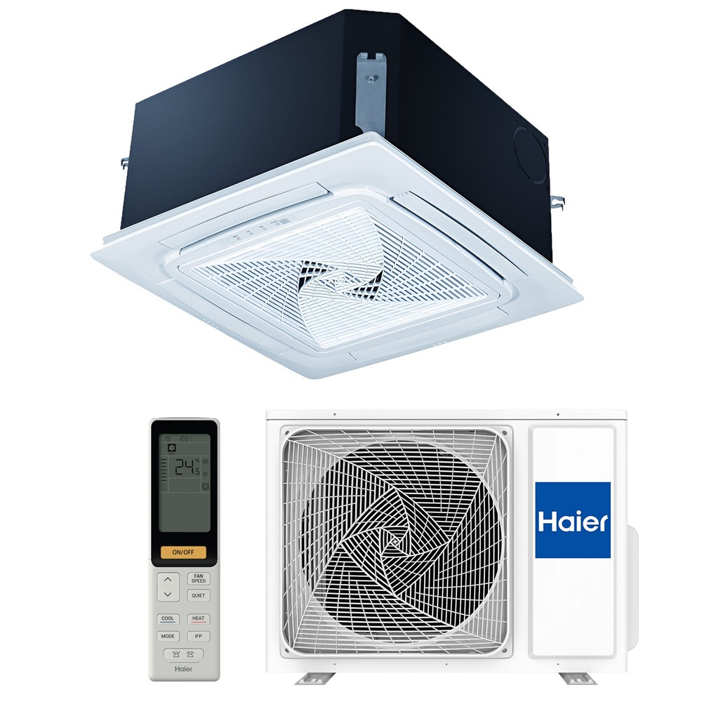 Инверторный кассетный кондиционер (сплит-система) Haier AB35S2SC2FA / 1U35S2SM4FA