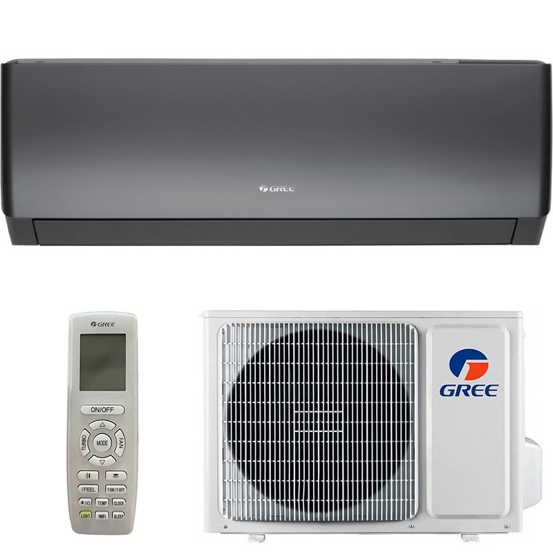 Настенный кондиционер (сплит-система) Gree GWH12AGC-K6DNA4F black + GR-3-ZB-S