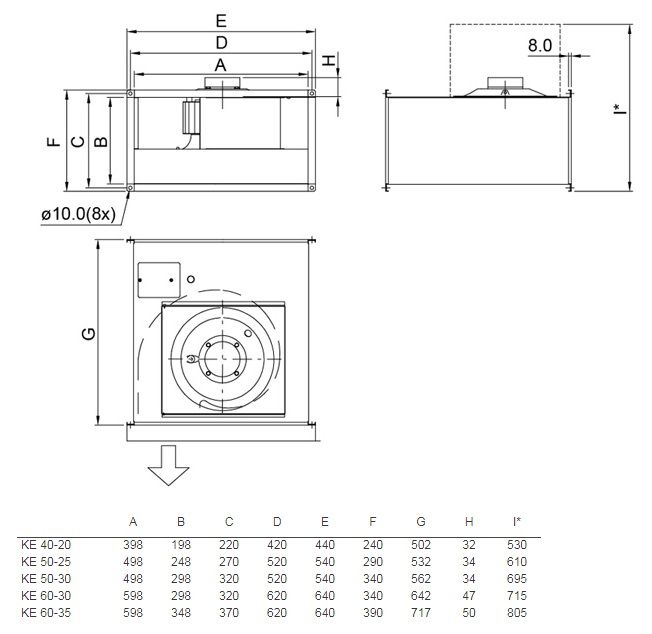 Изображение для товара Systemair KE 60-30-6