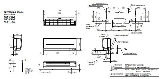 Изображение для товара Mitsubishi Electric MSZ-SF42VE / MUZ-SF42VE