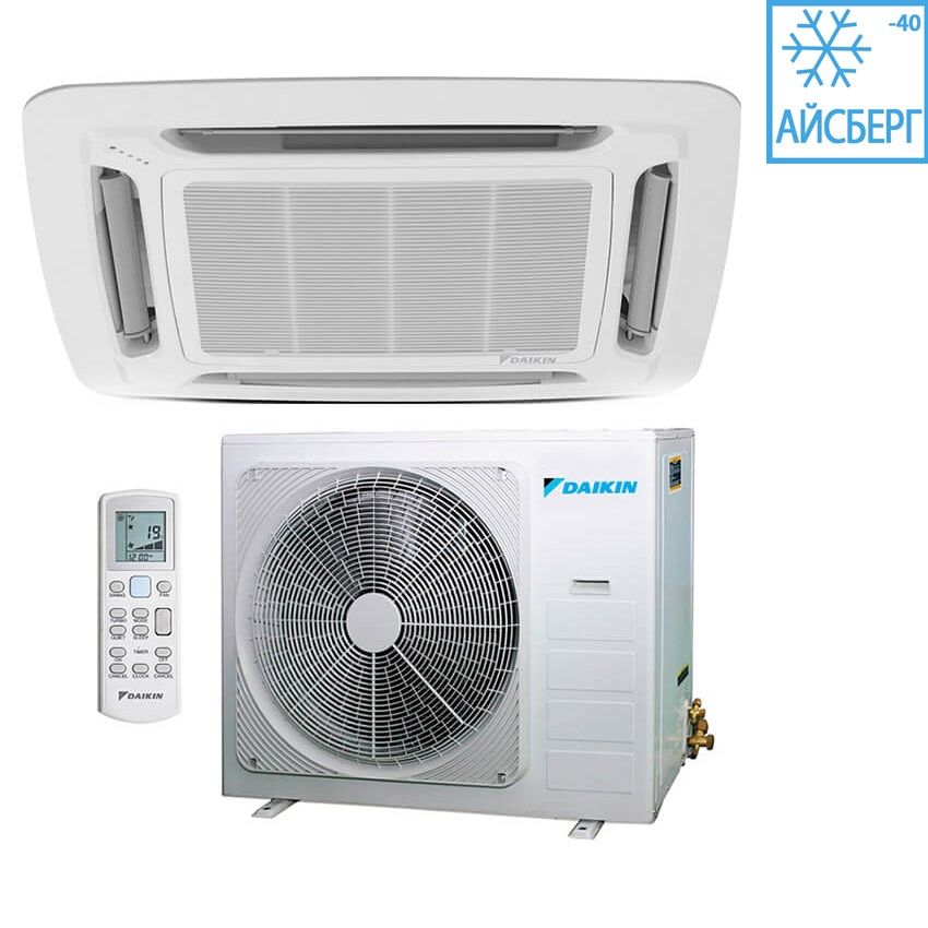 Кассетный кондиционер Daikin FCQN100EXV / RQ100DXY с зимним комплектом (-40)