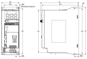 Изображение для товара Danfoss VEDA Drive VF-51 2,2 кВт ABA00004