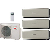 Mitsubishi Heavy Industries SCM60ZS-W / SRK25ZS-WT + SRK20ZS-WTx2