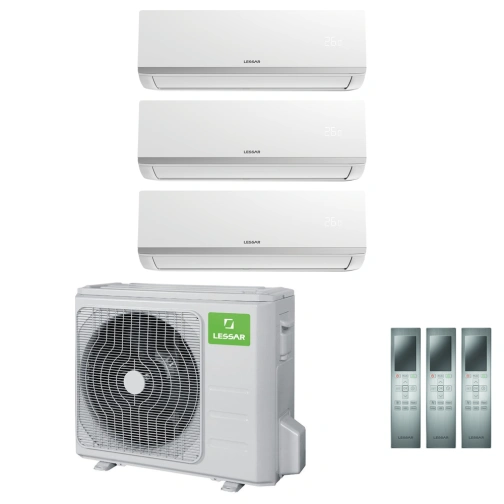 Изображение для товара Lessar LU-4HE28FME2 / LS-MHE12KCE2 + LS-MHE09KCE2x2