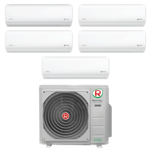 Изображение для товара Royal Clima 5RMH-42HN/OUT / RCI-TMN12HN + RCI-TMH09HNx4