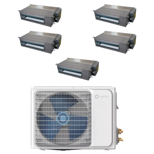 Изображение для товара Syscool EASY MULTI5 42 EVO HP Q / MULTI DUCT 12 EVO HP Q + MULTI DUCT 09 EVO HP Qx4