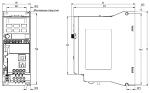 Изображение для товара Danfoss VEDA Drive VF-51 15 кВт ABA00012