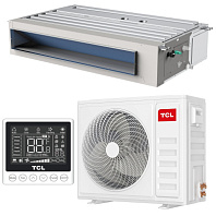 Инверторный канальный кондиционер (сплит-система) TCL TCC-18D1HWH/DVI(05) / TCC-18HH/DVO(05)