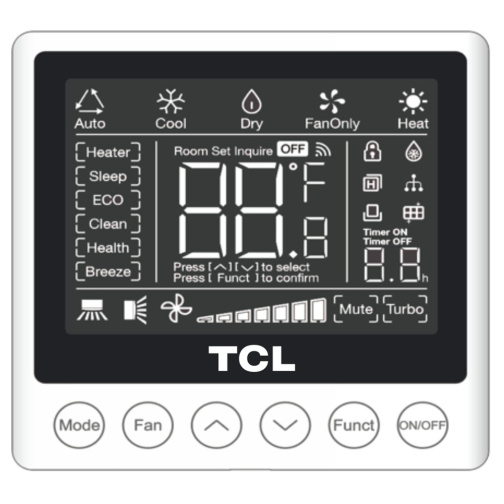Изображение для товара TCL TCC-18D1HWH/DVI(05) / TCC-18HH/DVO(05)