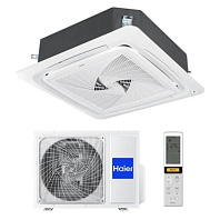 Инверторный кассетный кондиционер (сплит-система) Haier AB105S2SR1FA / 1U105S2SS1FB