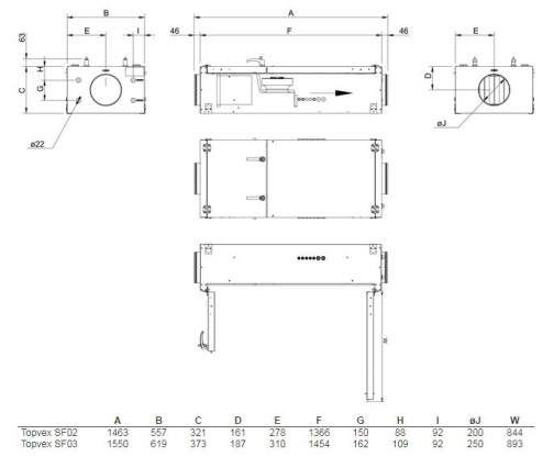 Изображение для товара Systemair Topvex SF02 HWH