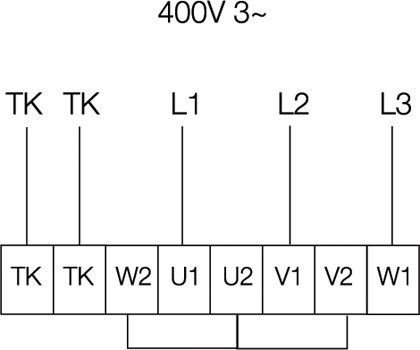Схема подключения вентилятора Systemair KT 60-35-6