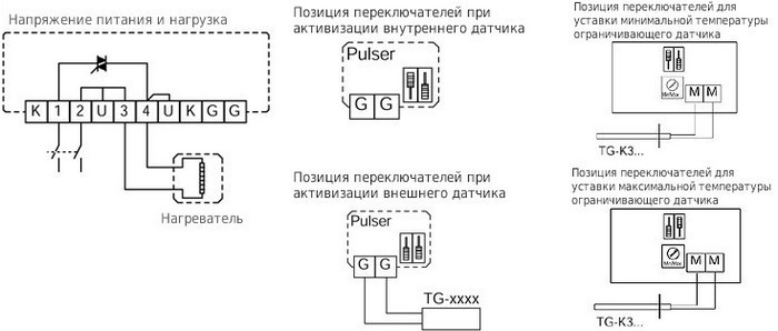 Схема подключения регулятора Systemair PULSER M