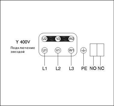 Схема подключения вентилятора Systemair DVG-H 315D4-XL/F400